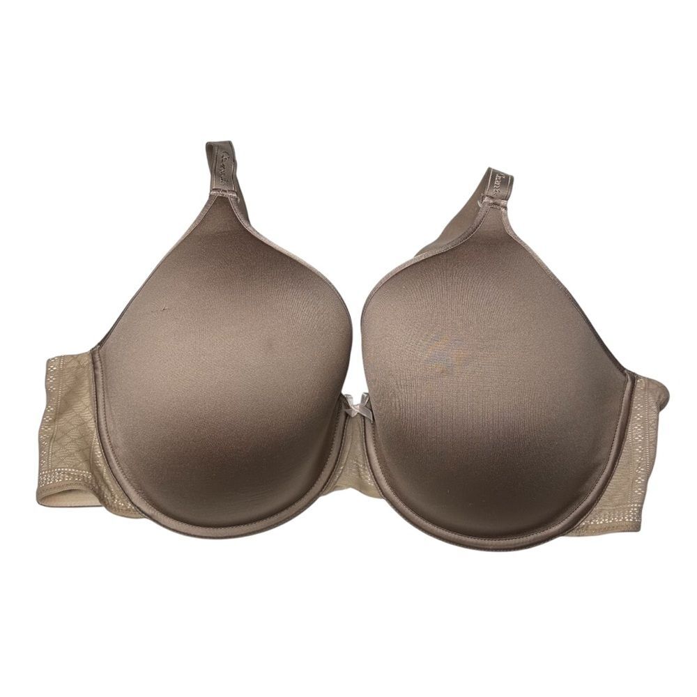 Chantelle Brown taupe Full Coverage Bra 36G 36DDDD Molded Cups